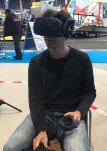 VR Flugsimulator auf der Messe Freiburg