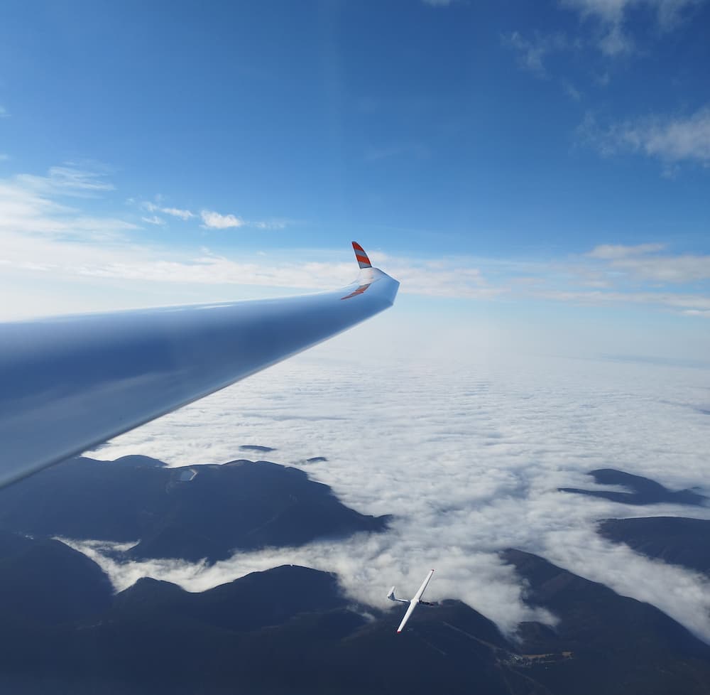 Blick auf die Staubewoelkung - Bild: Katja